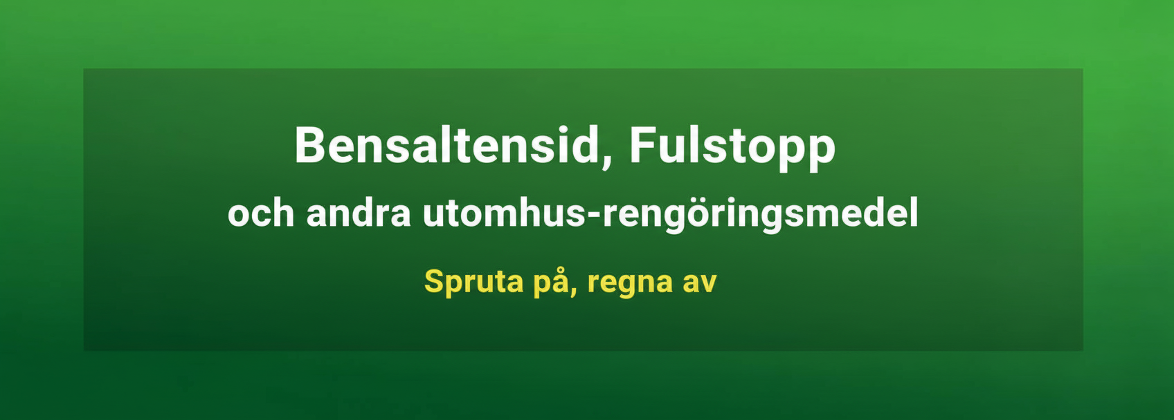 Fulstopp & Bensaltensid