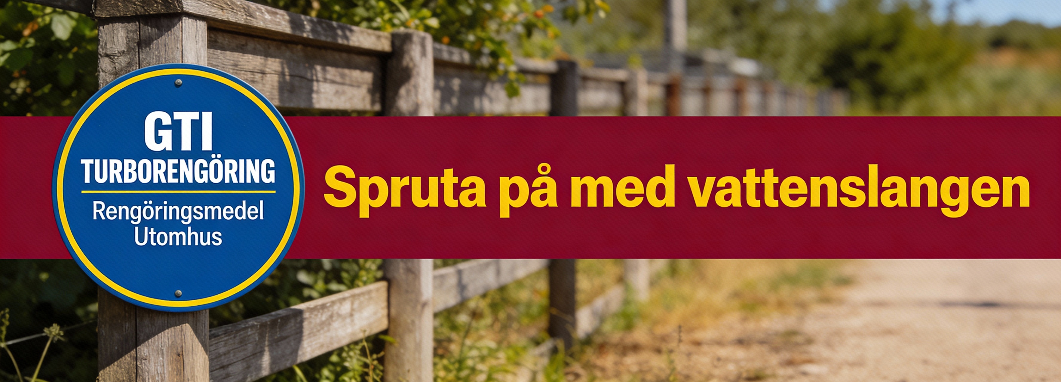 GTI att koppla på vattenslangen