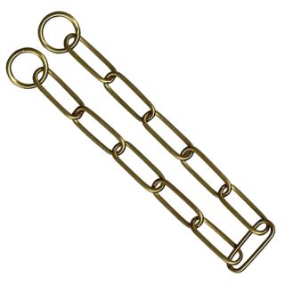 KH Strypkedja, ovala länkar, mässing, 4.0mm x 70cm