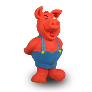 Gris Latex trädgårdsmästare Rosa/blå, 15,5 cm.