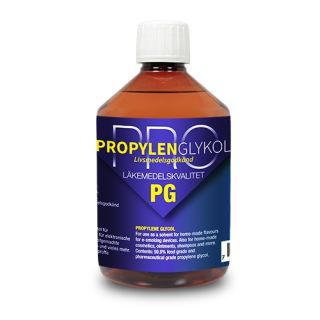 Propylenglykol 0.5 Liter (500 ml). livsmedelskvalitet