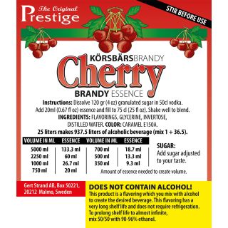 PR Körsbärsbrandyessens 25L
