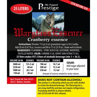 PR Wargtassessens 25L