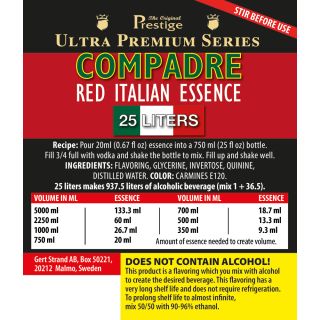 UP Compadre Red Italian Essens 25L