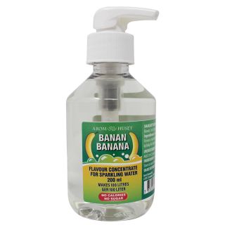 Bordsvattenarom 200 ml Banan pumpflaska, 100 liter dryck