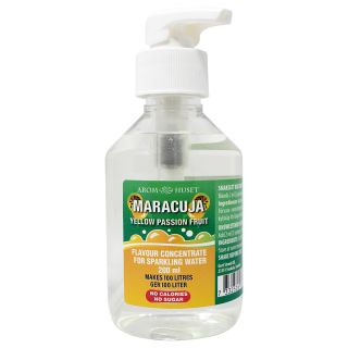 Bordsvattenarom 200 ml Maracuja pumpflaska ger 100L dryck