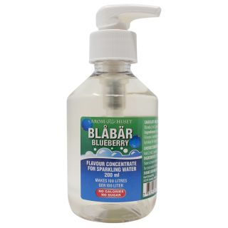 Bordsvattenarom 200 ml Blåbär pumpflaska, 100L
