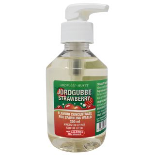 Bordsvattenarom 200 ml Jordgubb pumpflaska, 100L