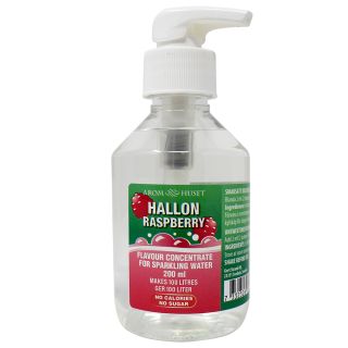 Bordsvattenarom 200 ml Hallon pumpflaska, 100L