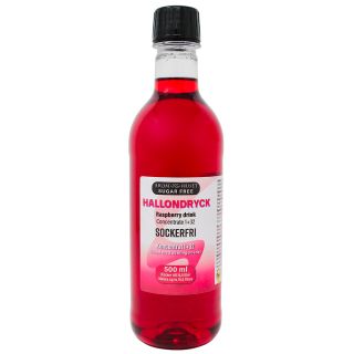 Hallonsyrup 500ml drinkkoncentrat till 16,5L hallondryck