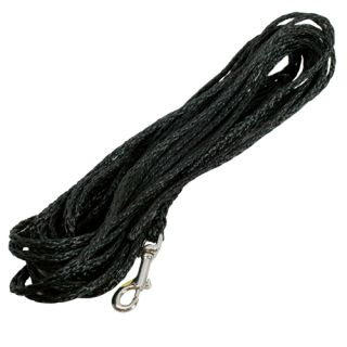 Spårlina "vanlig" svart, flätad 6 mm x 15 m