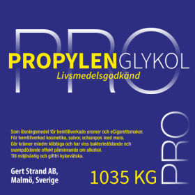 Propylenglykol 1000 kg IBC. livsmedelskvalitet