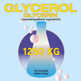 Glycerin (Glycerol) 1250 kg, livsmedelskvalitet